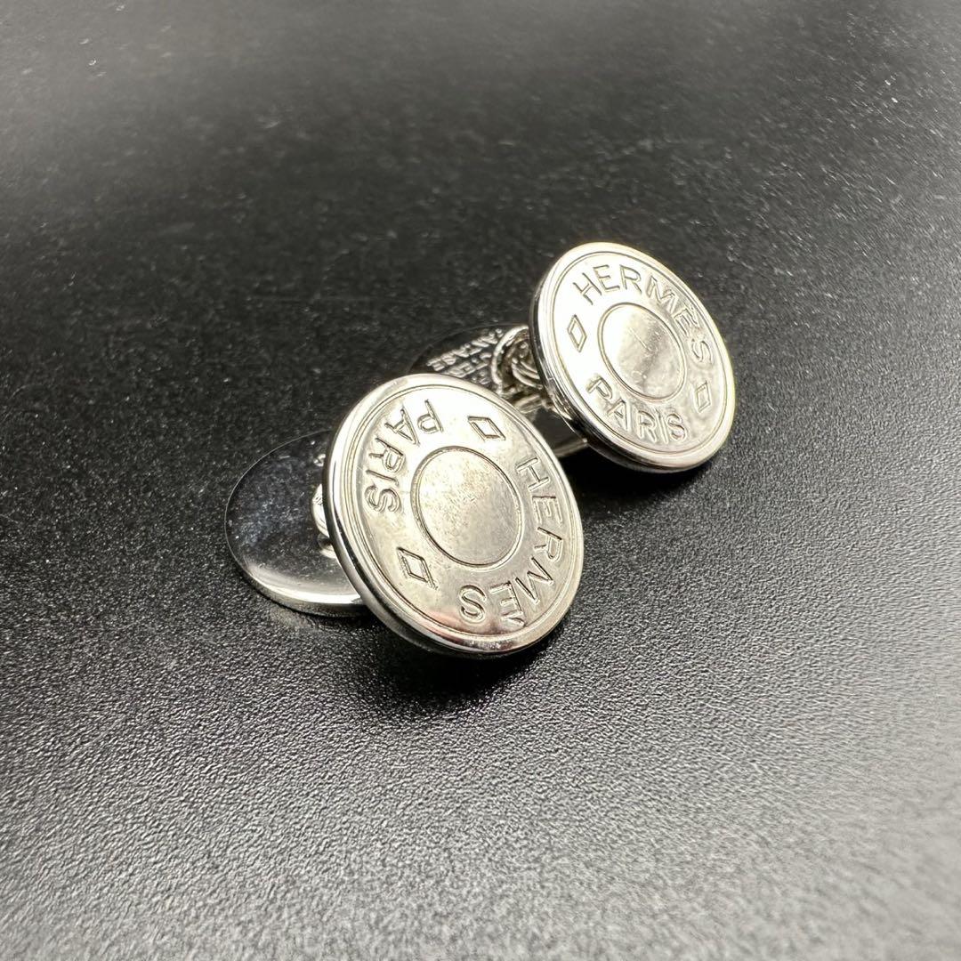 極美品✨ エルメス カフス セリエ カフスボタン シルバー 112