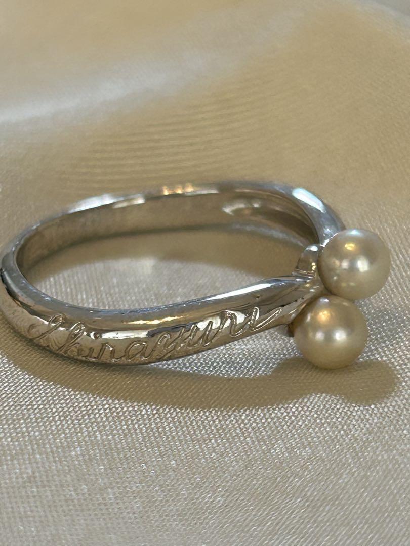 国産品 白百合女子大学 カレッジリング ミキモトパール アクセサリー