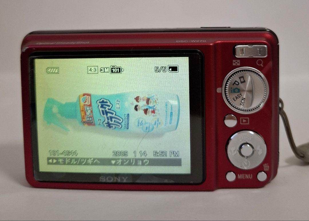 [美品] ソニー SONY Cyber-shot DSC-W270デジタルカメラ