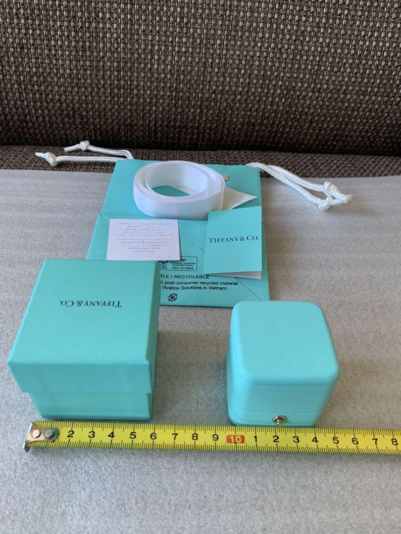 正規品 美品ティファニー ジュエリーボックス 空箱 指輪 アクセサリーミニケース