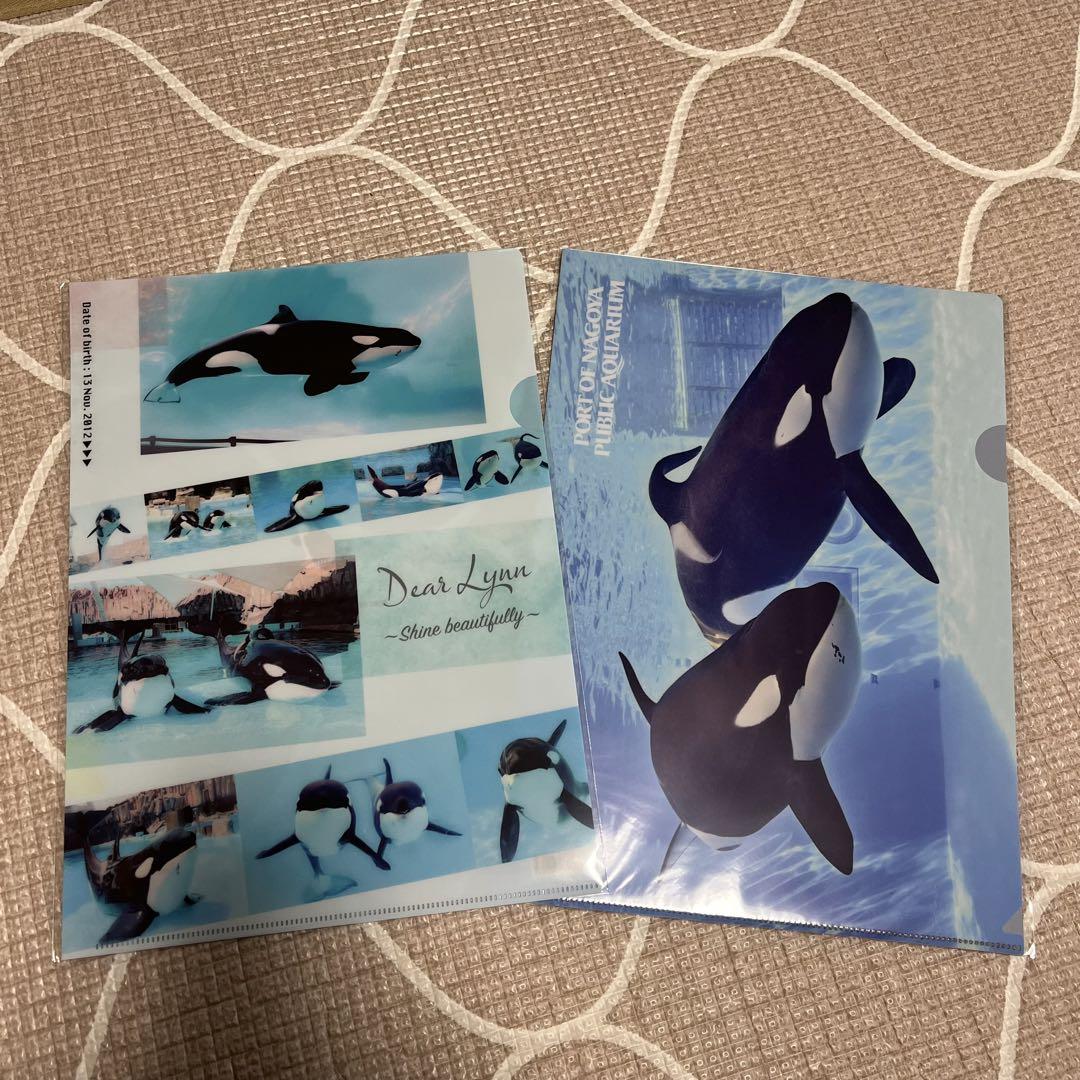 名古屋港水族館 グッズ シャチ イルカ ファイル ぬいぐるみ
