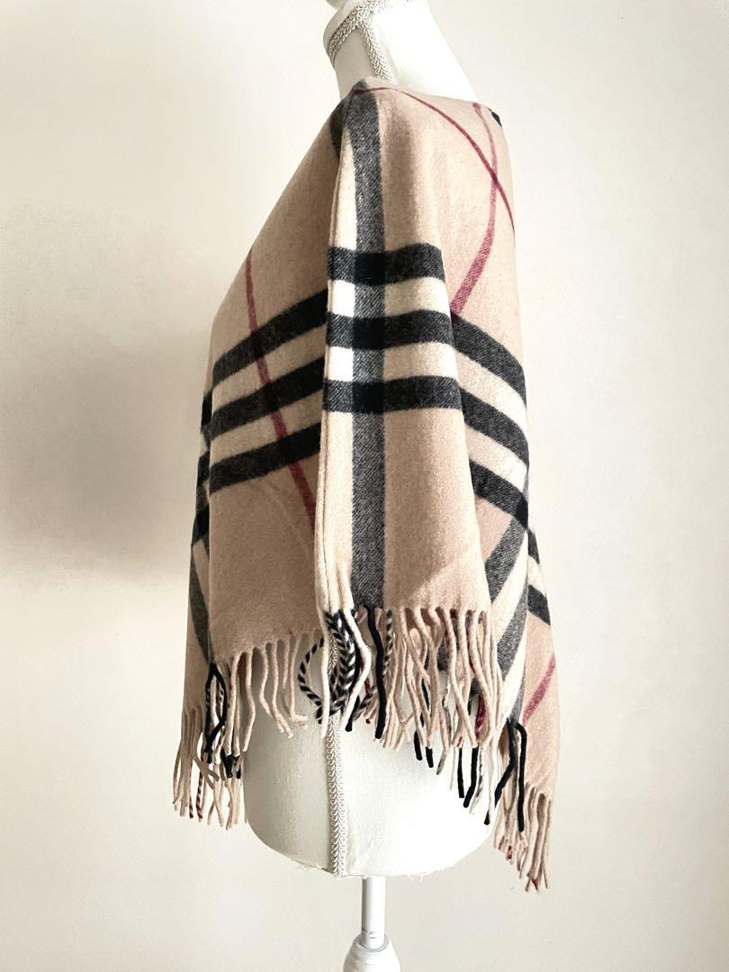 BURBERRY バーバリーポンチョバーバリーチェックベージュ