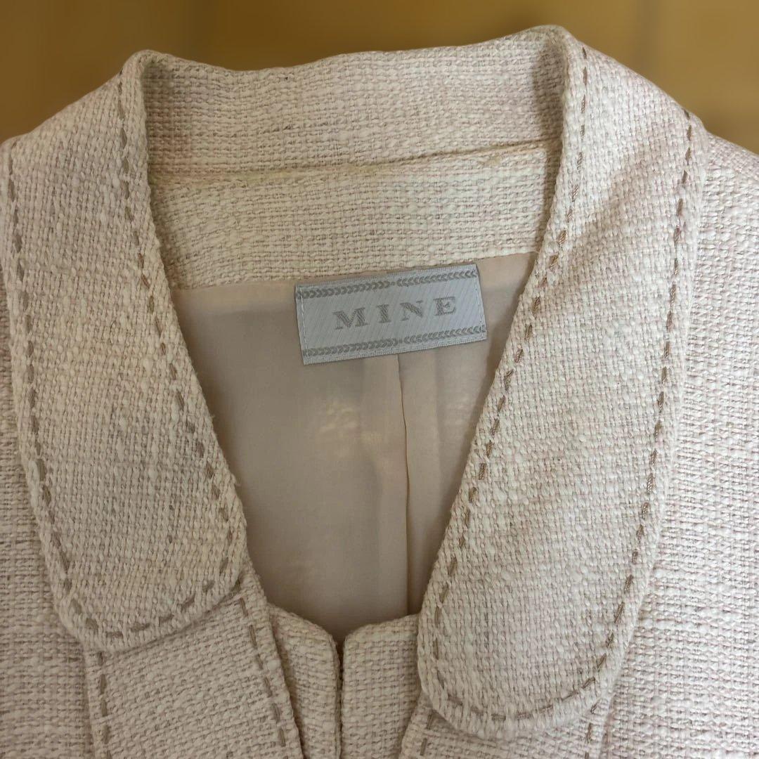 ツイード風 ジャケット スカート セット