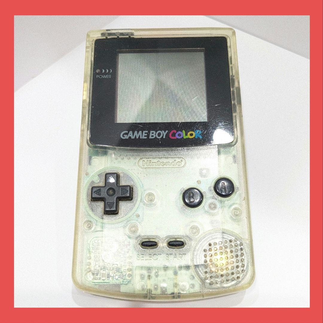 動作 済 Nintendo 任天堂 GAMEBOY COLOR 本体 クリア