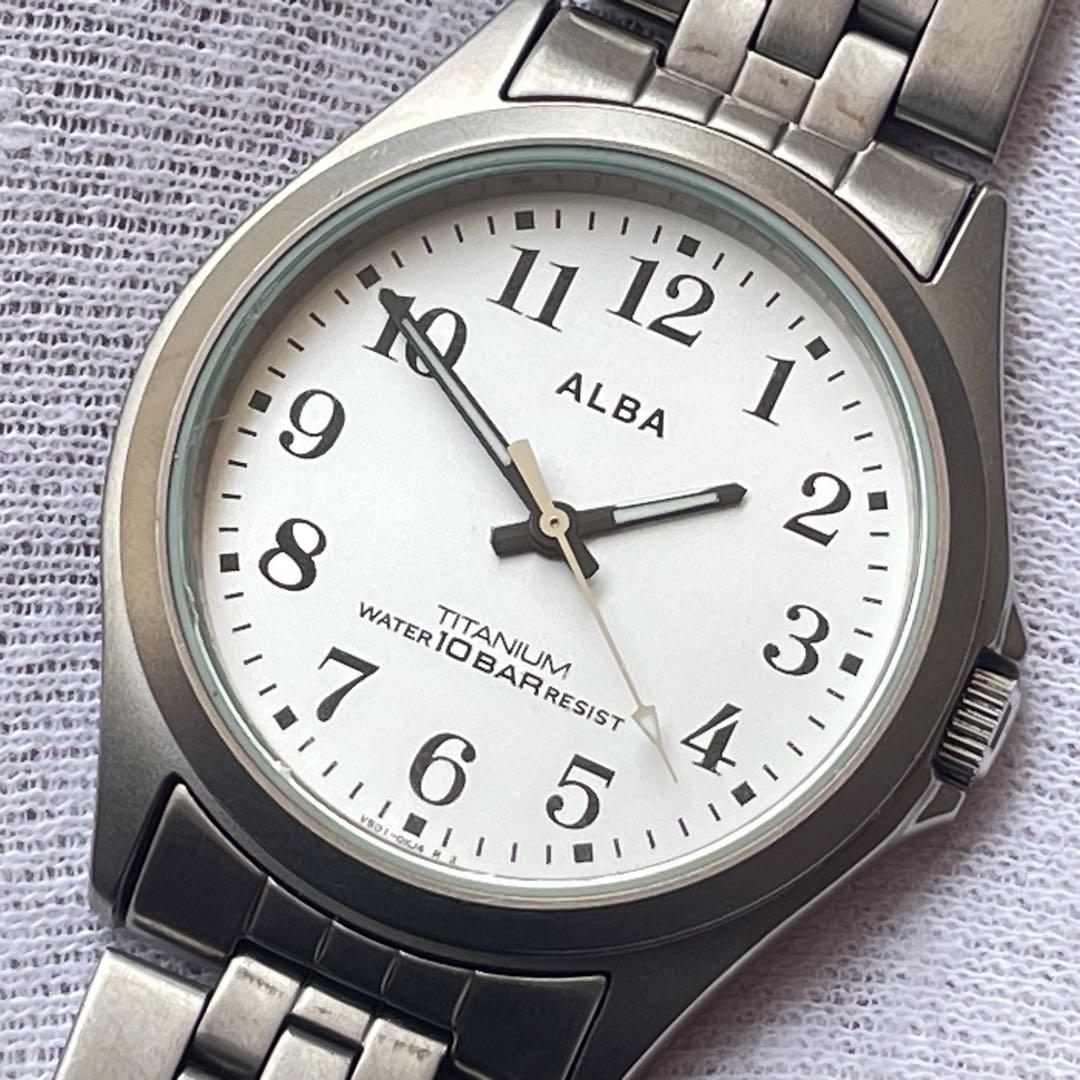 SEIKO ALBA TITANIUM V501-0BC0 QUARTZ