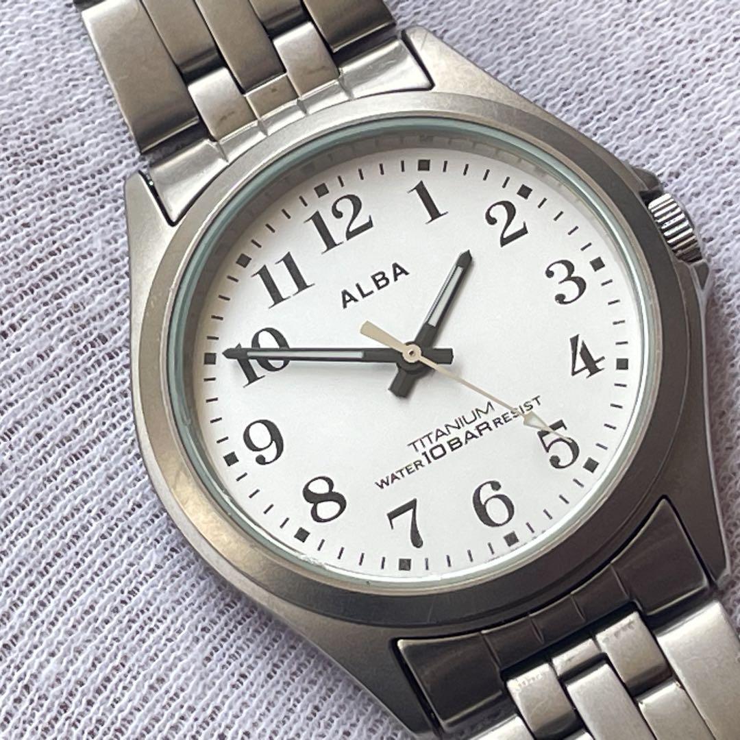 SEIKO ALBA TITANIUM V501-0BC0 QUARTZ