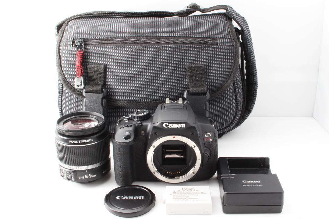 Canon kiss X6i バリアングル液晶 自撮り撮影に◎ カメラバッグ付