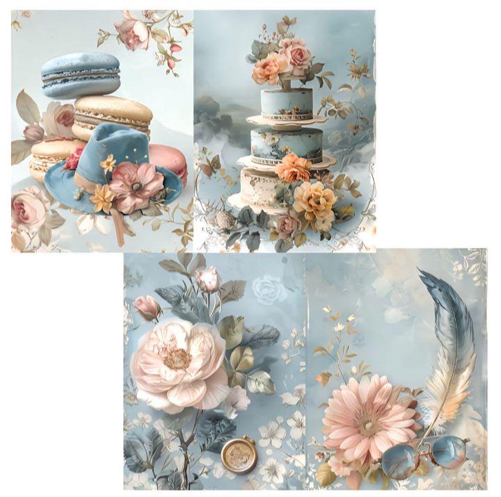 【D-110】lien様♡デザインペーパー vintage collage21