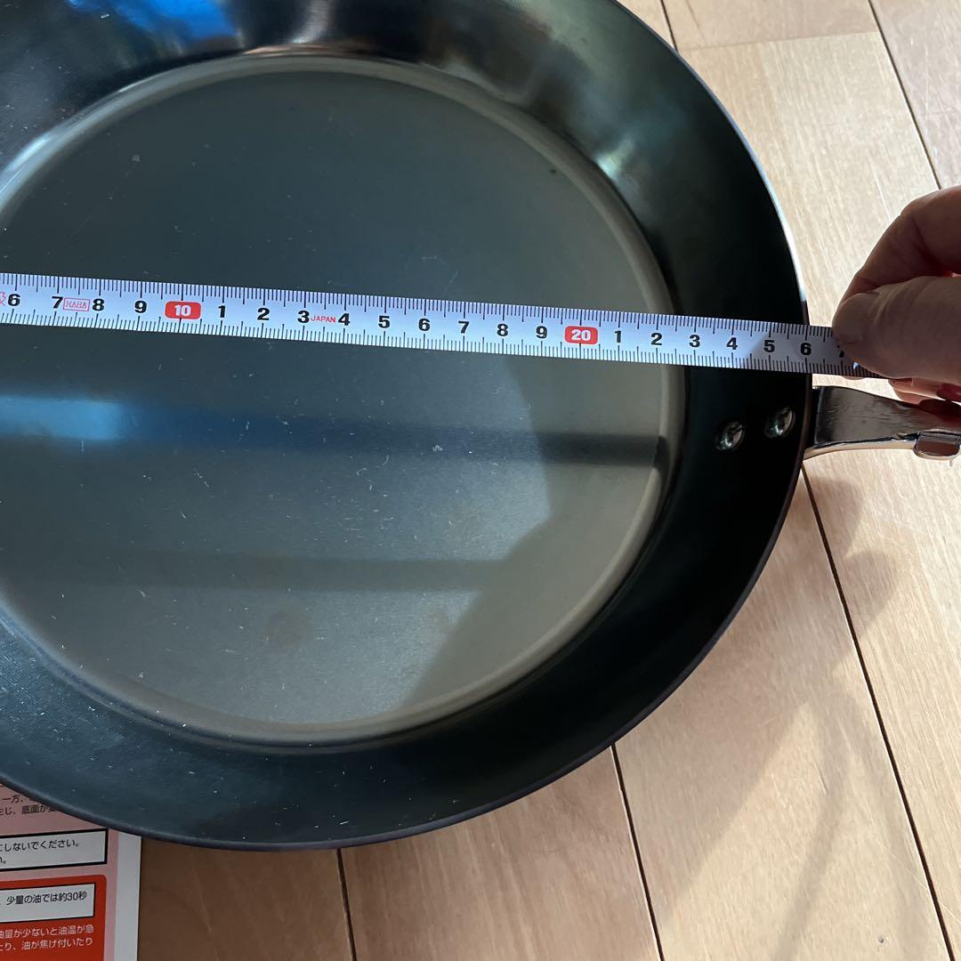 未使用リバーライト鉄フライパン26cm、炒め鍋26cmセット