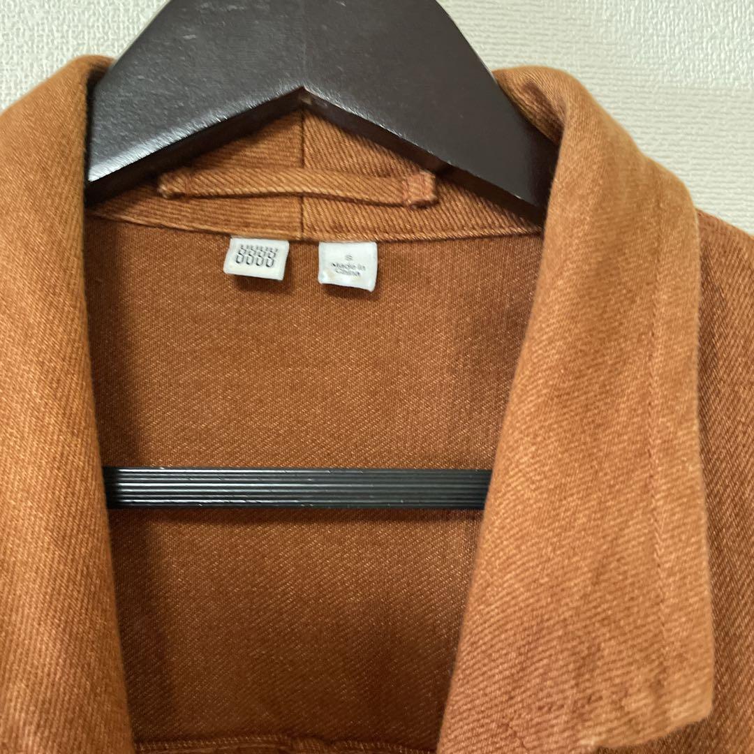 UNIQLO ユニクロ デニムロングジャケット デザインアウター