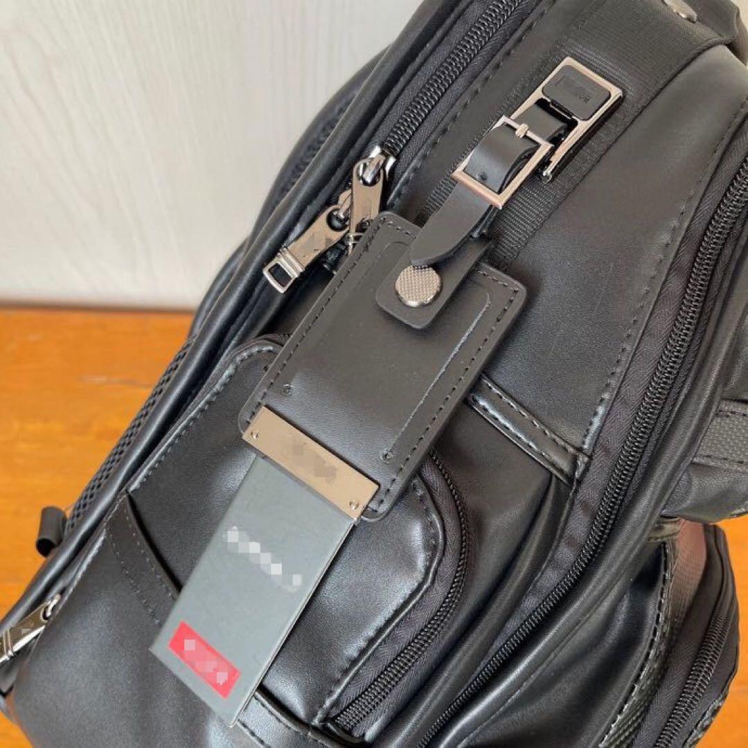 TUMI Alpha3 アルファ3 レザー バックパック ブラック2603579
