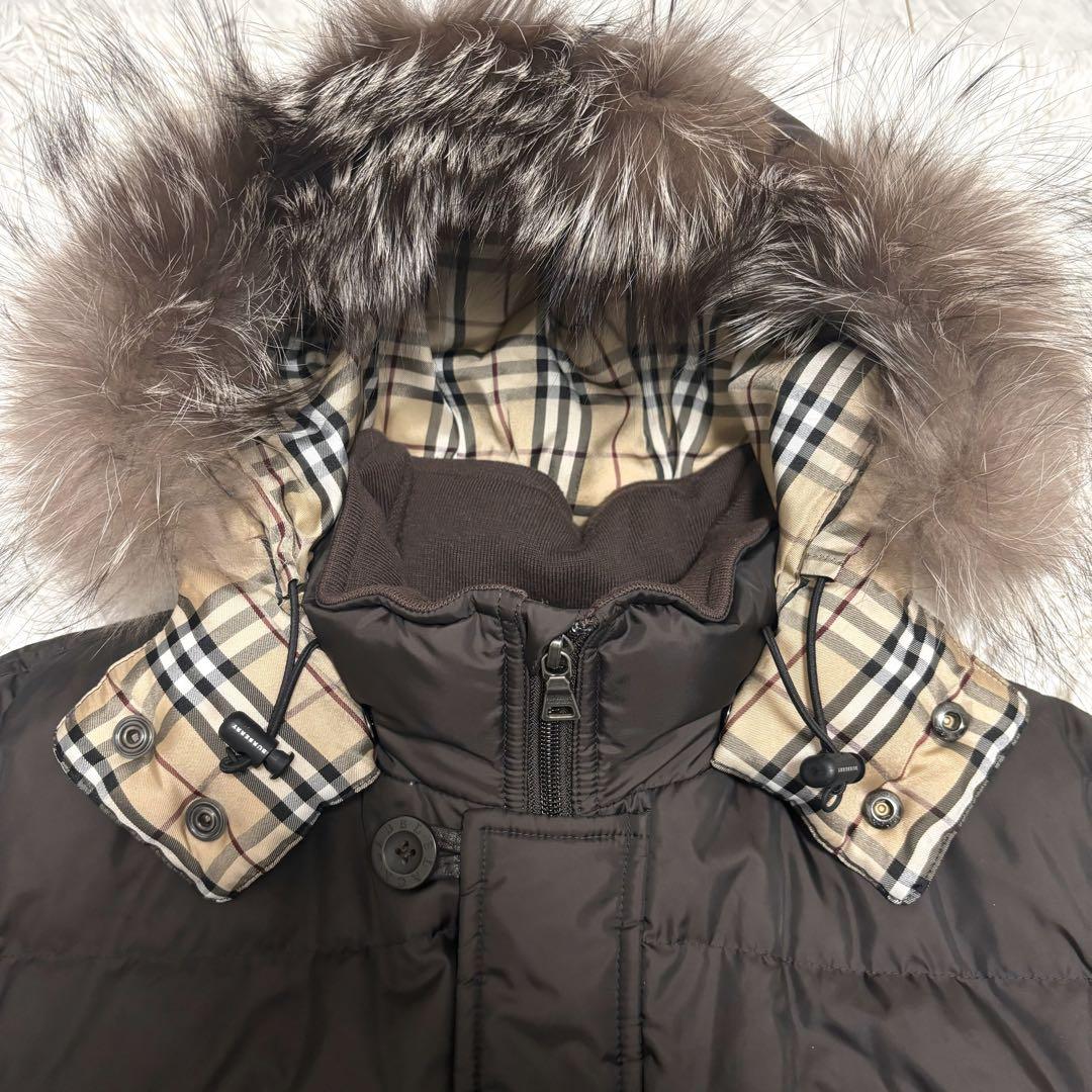 ✨極美品✨BURBERRY BLACK LABEL ダウンベスト ホースロゴ BURBERRY BLACK LABEL ダウンベスト チェック