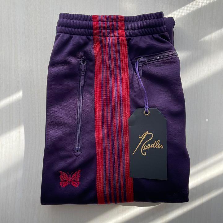 ヒザデルパンツ　XS ダークパープル　Dk.purple 赤　45 ヒザデルパンツ XS ダークパープル Dk.purple レッド needles