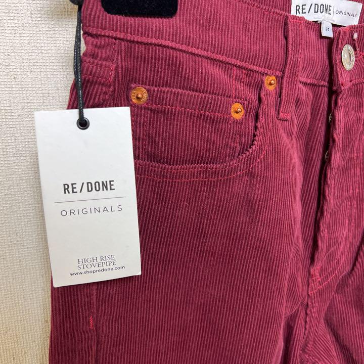 新品タグ付き　Re/done コーデュロイ　パンツ　リダン　ロンハーマン 新品タグ付き Re/done コーデュロイ パンツ リダン ロンハーマン