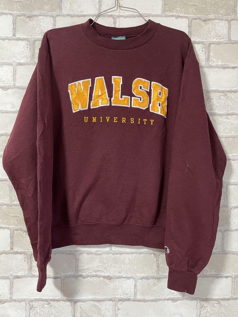 Vintage 古着　champion WALSH カレッジロゴ　Sサイズ