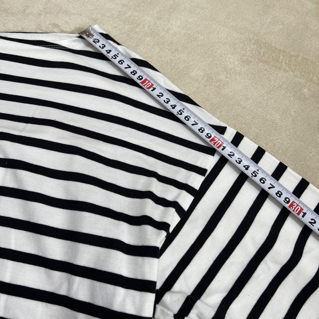 美品 未使用品 DRESSTERIOR 長袖コットンボーダーTシャツ - メルカリ