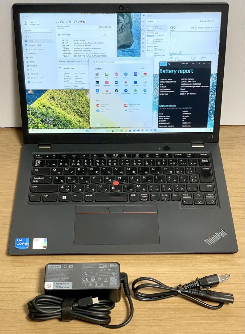 ThinkPad L13 Gen3／i5 1235U／16GB／256GB