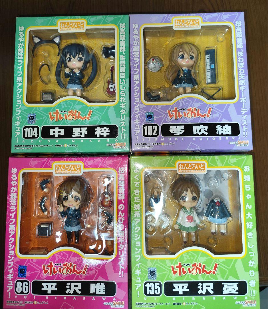 けいおん！ ねんどろいど 平沢唯 平沢憂 中野梓 琴吹紬