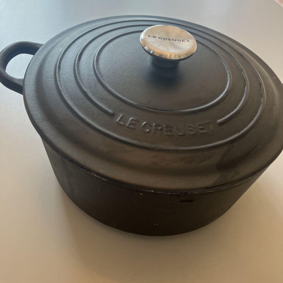 Le Creuset 両手鍋 24cm 黒