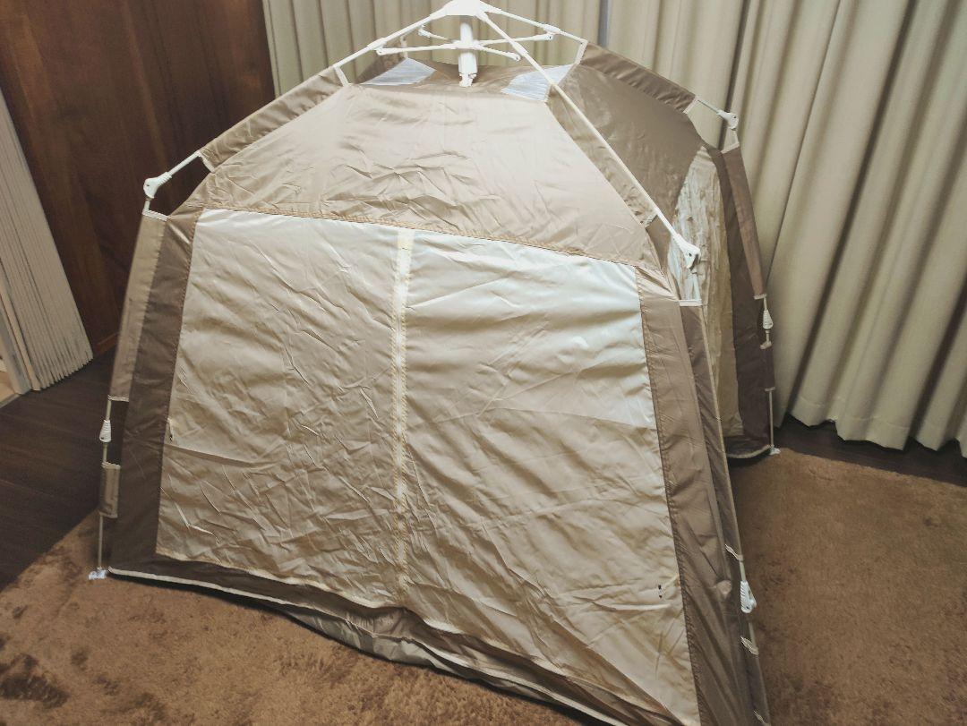 寒い夜もぬくぬく！暖房テント　室内テント