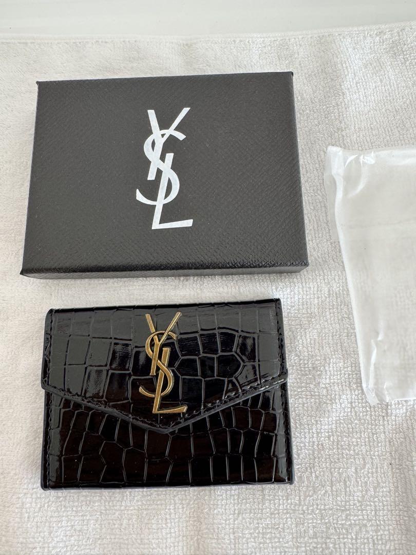 SAINT LAURENT 名刺ケース 新品未使用、SAINT LAURENT ブラック カードケース名刺ケース即