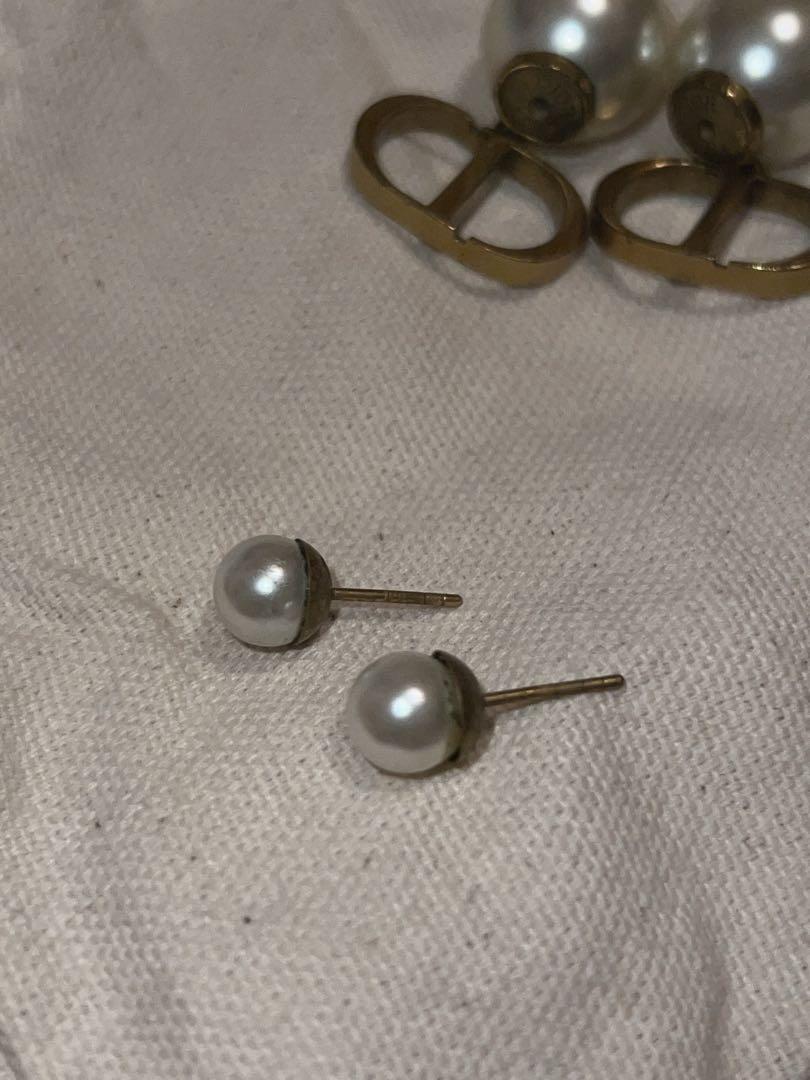 Dior トライバルピアス DIORパールピアス