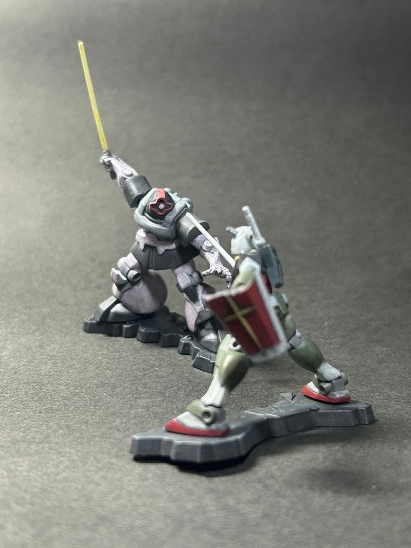 チョコサプ哀戦士ポスター風 ガンダム ドム リペイントやや傷や汚れあり YUZUMIYA_COM