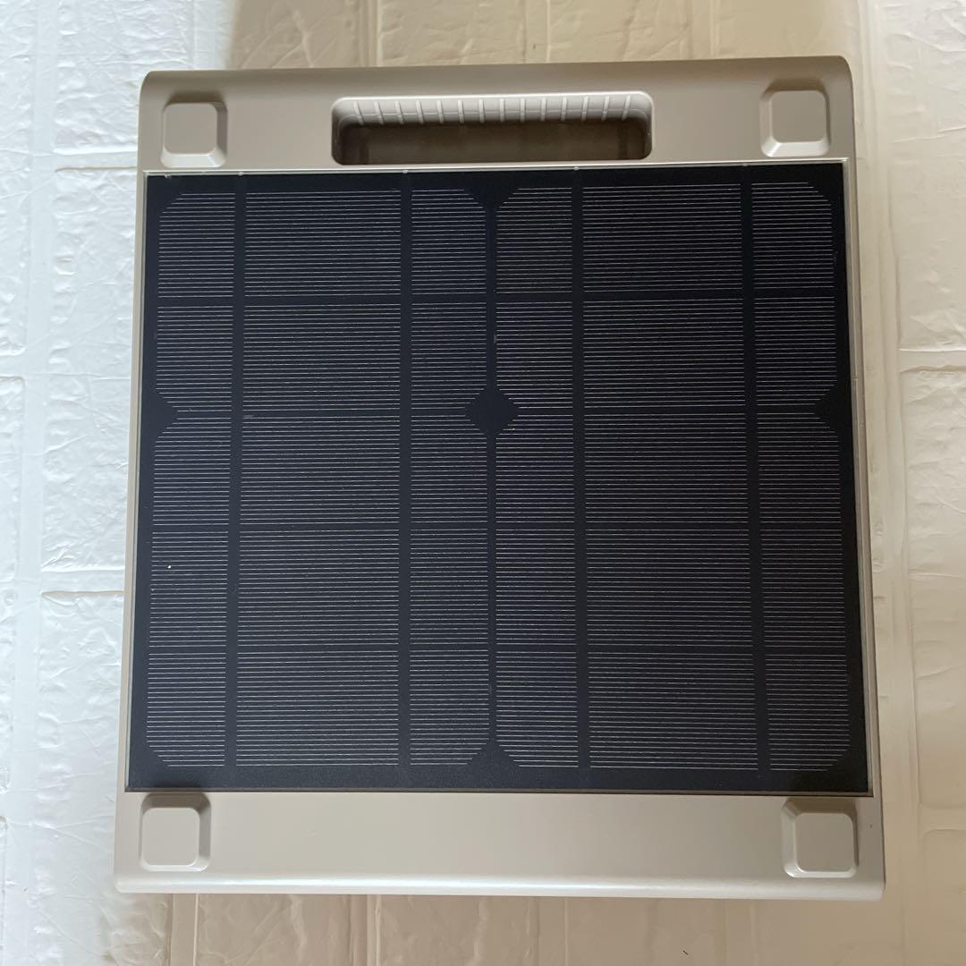 ソーラーパワーファン SOTOMO グレイッシュ　キャンプ　扇風機