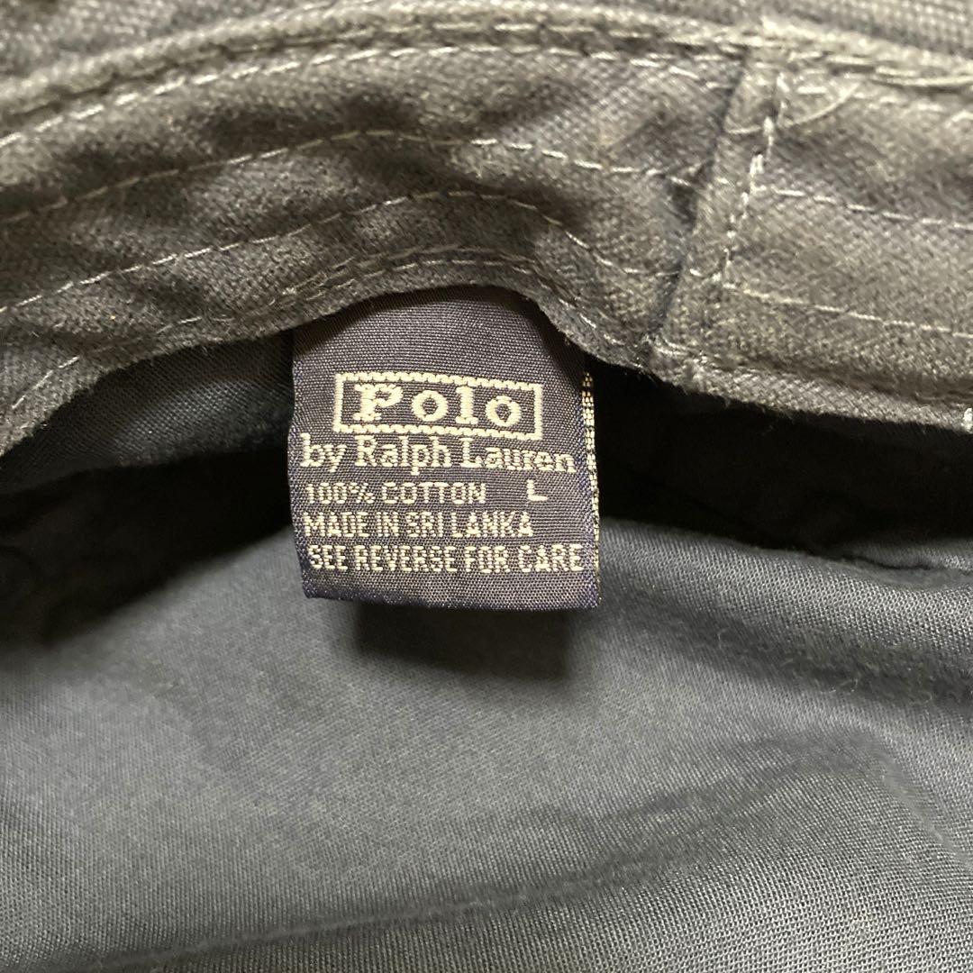 Ralph Lauren ポロラルフローレン　バケットハット　ネイビーLサイズ