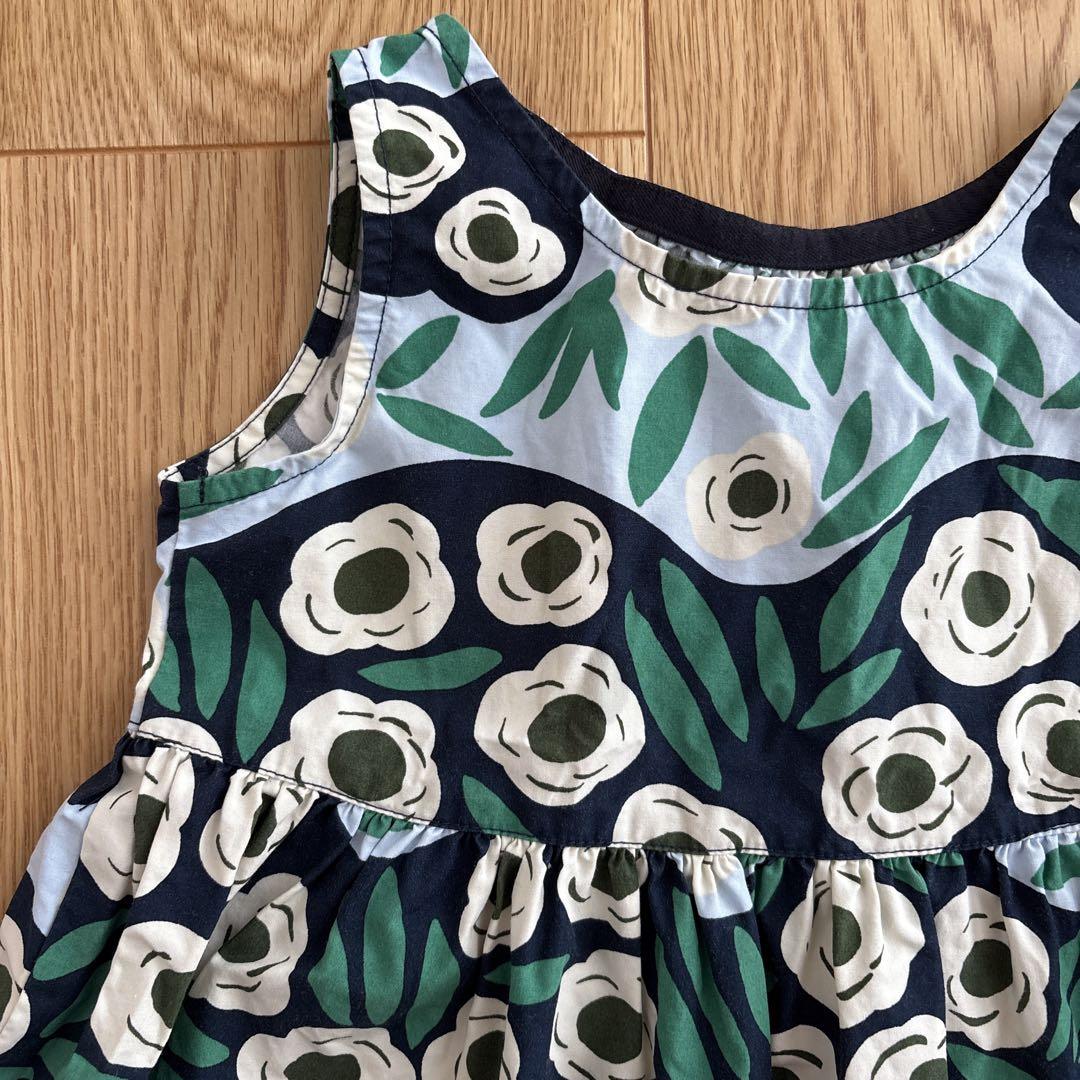新品タグ付き！marimekko フラワープリント ミニワンピース M ユニクロ マリメッコ marimekko フラワープリント ワンピース