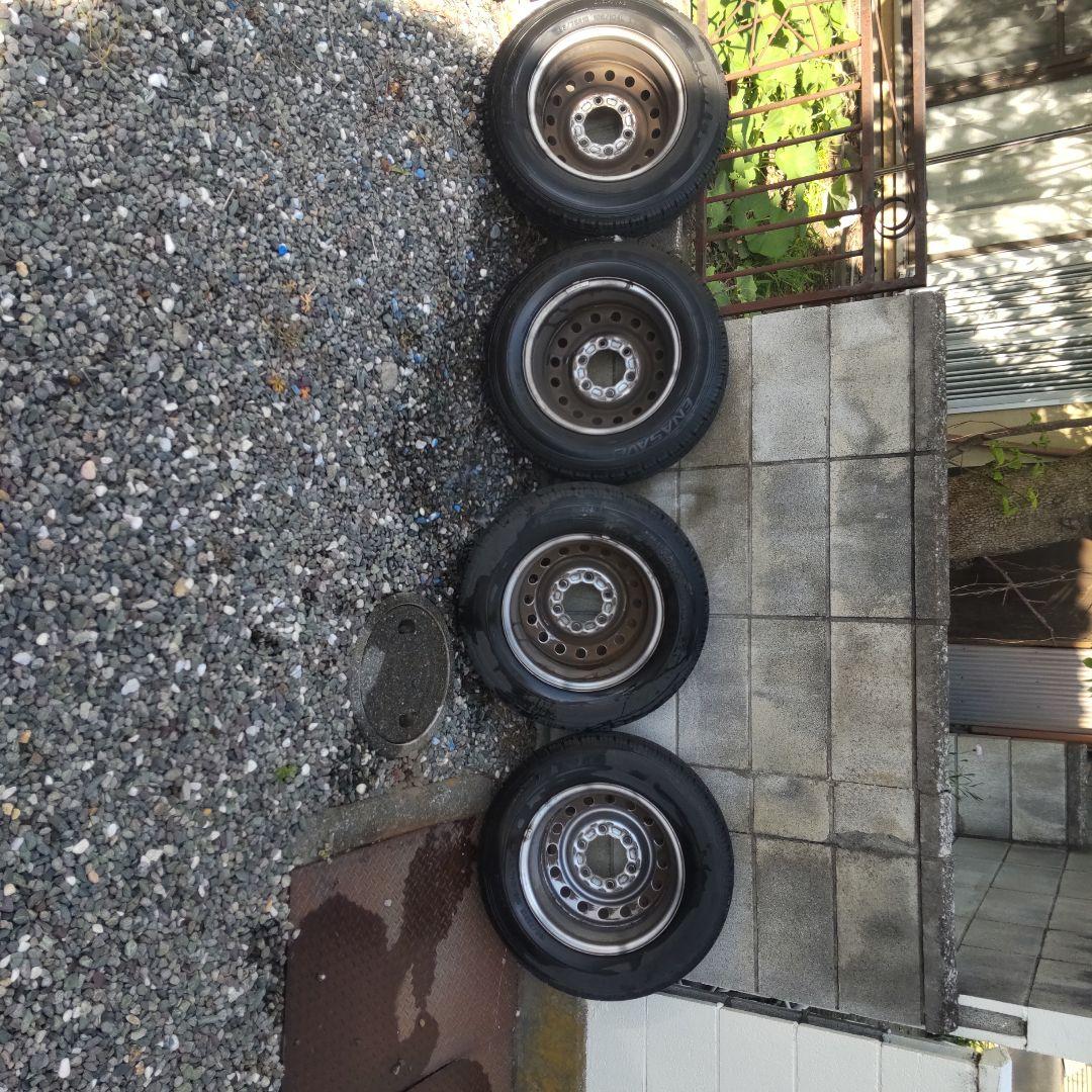 日産 NISSAN キャラバン E25型 純正タイヤホイールセット