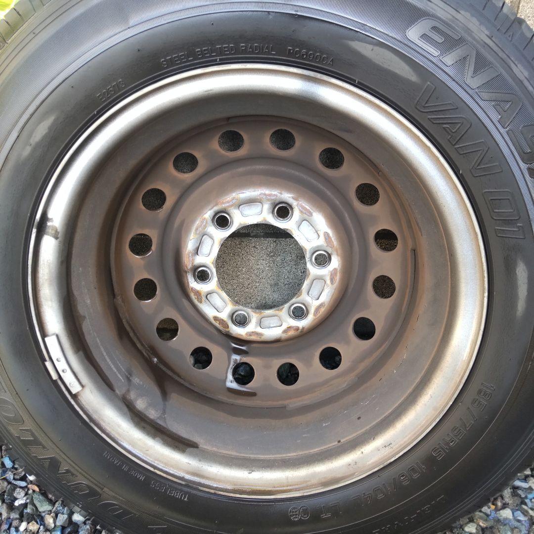 日産 NISSAN キャラバン E25型 純正タイヤホイールセット