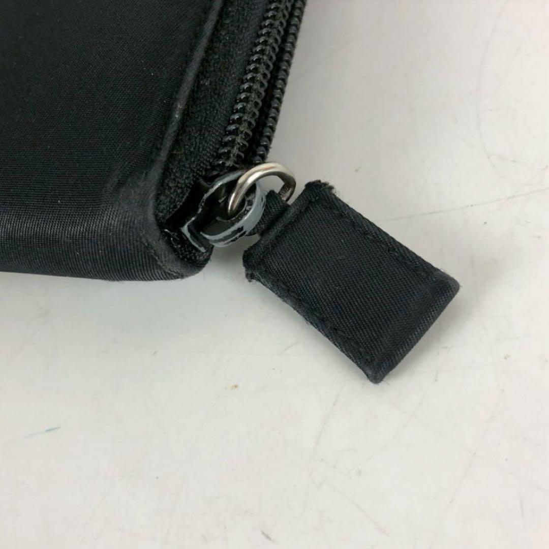 PRADA プラダ ラウンドファスナー 長財布 ブラック レディース ブランド