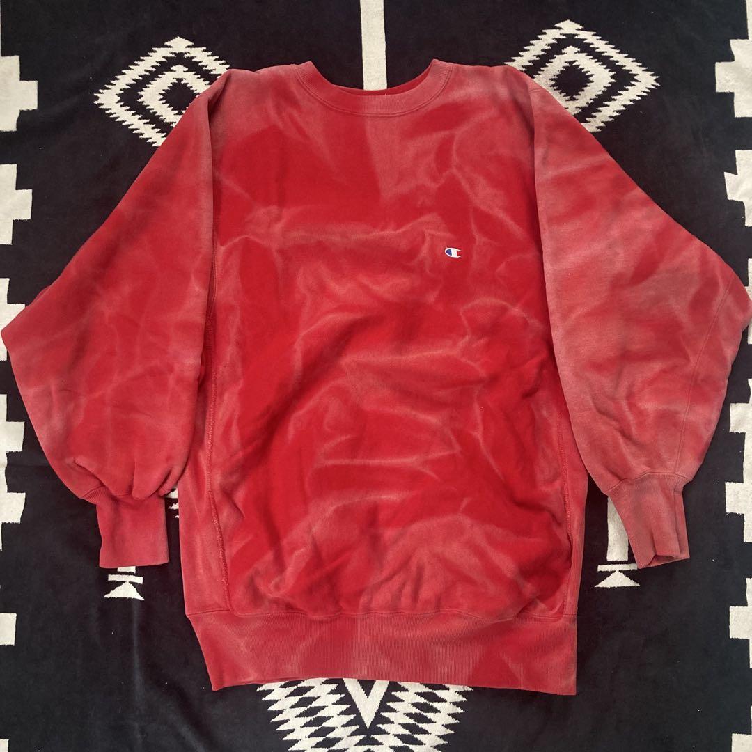◆ 80s トリコタグ 鬼フェード リバースウィーブ USA製 XXL 90s
