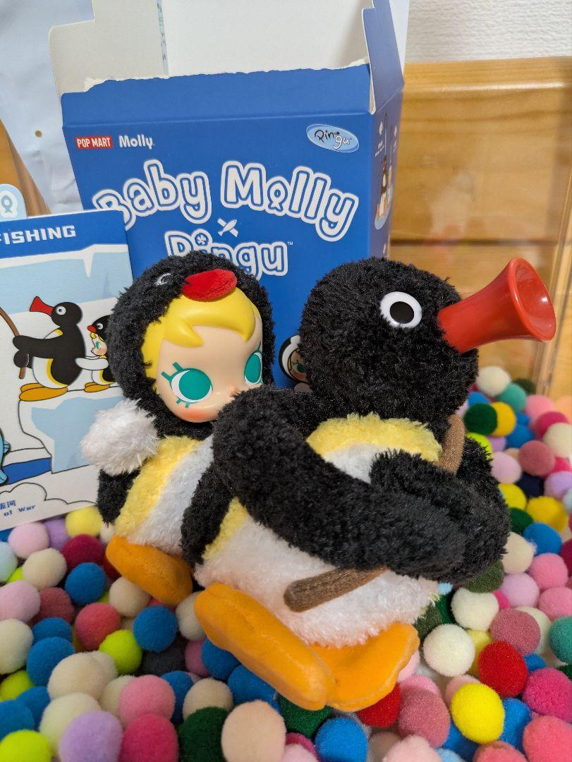 POP MART Baby Molly x Pingu ぬいぐるみシークレット