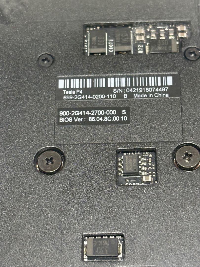 【極美品】NVIDIA エヌビディア Tesla P4 グラフィックボード グラフィックボード・グラボ・ビデオカード