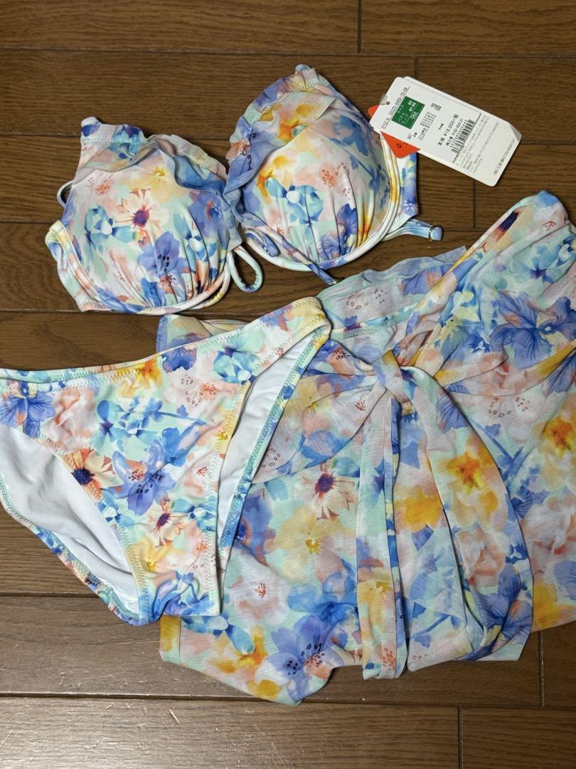新品・未使用 三愛 水着 ワンピース3点セット