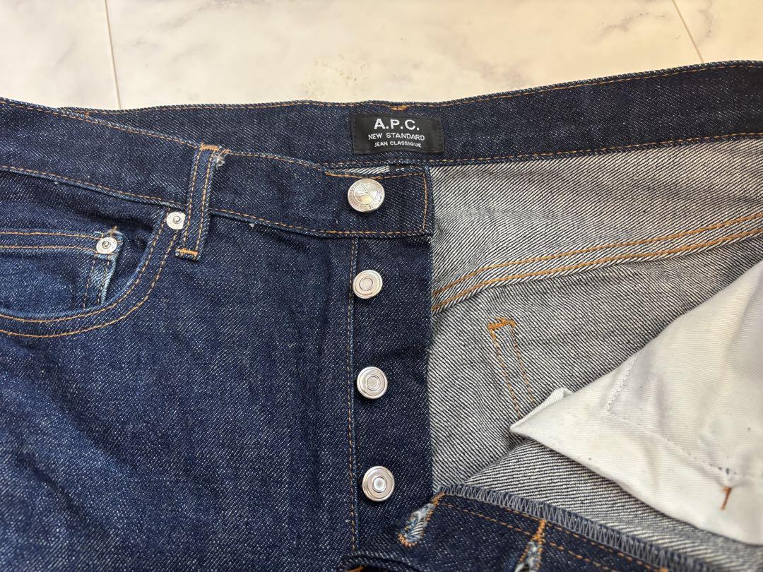 超美品】A.P.C アーペーセー NEW STANDARD W32 赤耳 濃紺 - メルカリ
