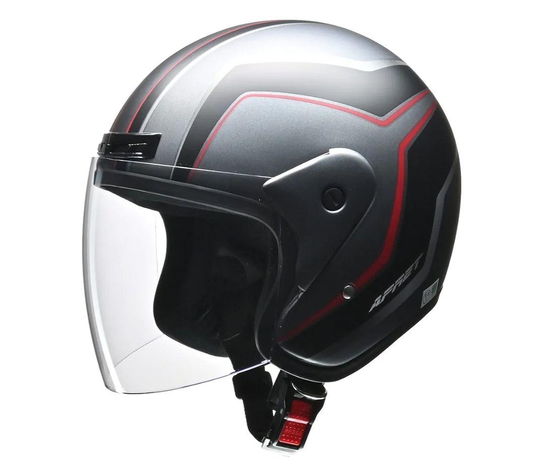 APRET ジェットヘルメット マットガンメタ フリー 57-60未満 美品 4,770円