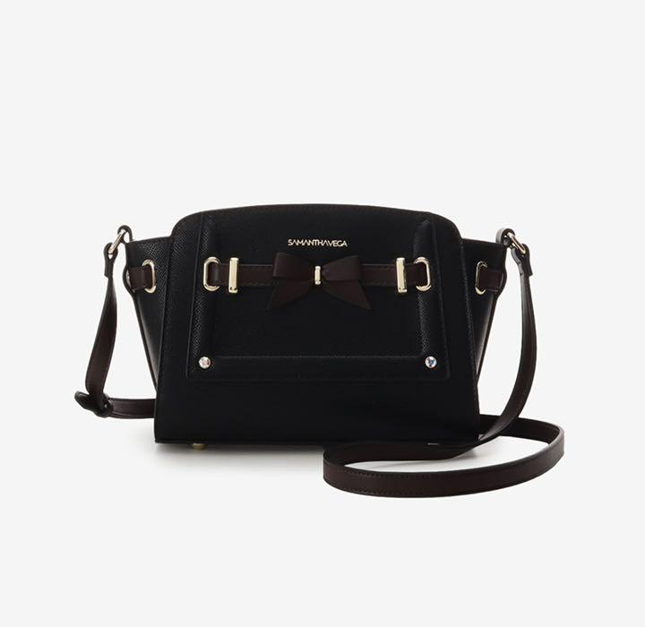 【美品】SAMANTHAVEGA リボンモチーフショルダーバッグ 【美品】SAMANTHAVEGA リボンモチーフショルダーバッグ