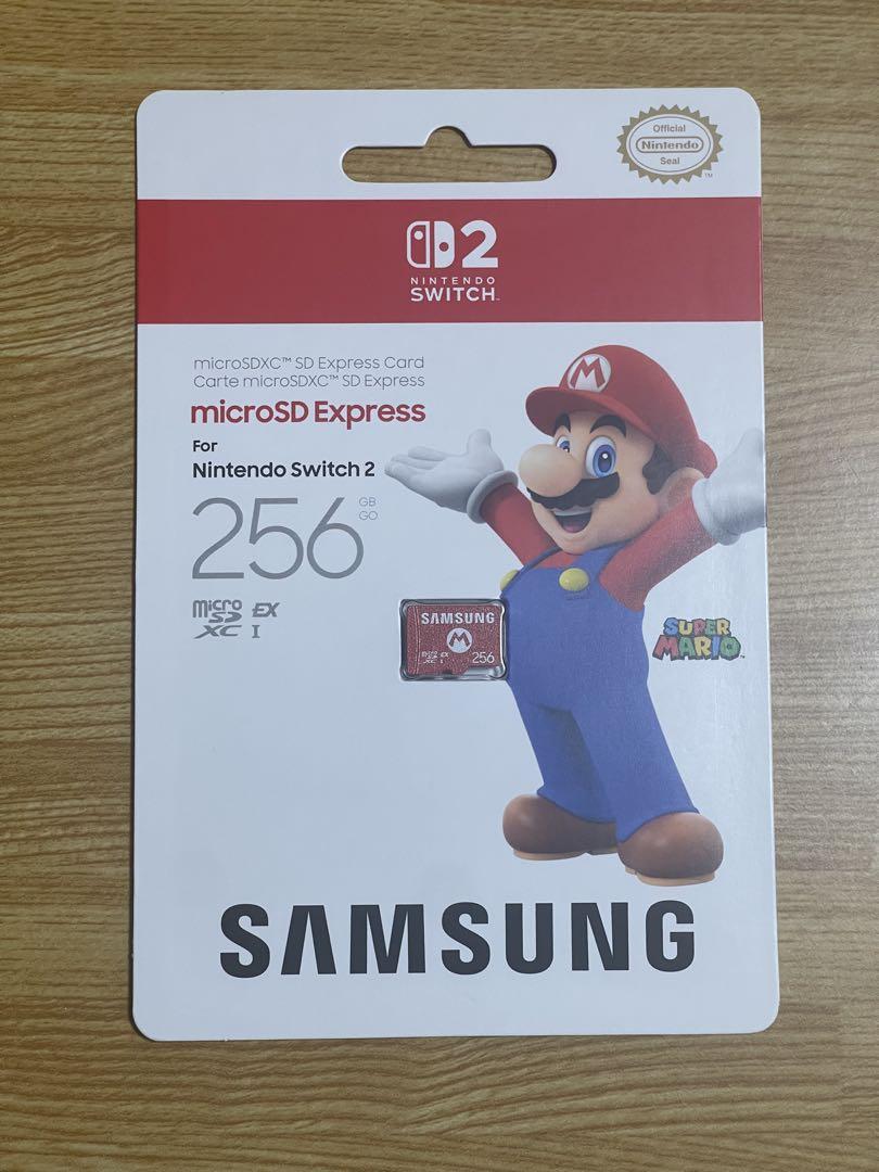 Samsung microSD Nintendo Switch 2 SDカード
