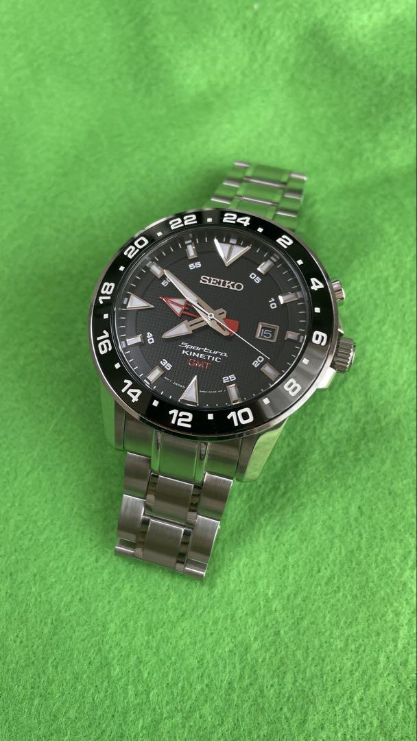 SEIKO キネティック GMT腕時計　スポーチュラ
