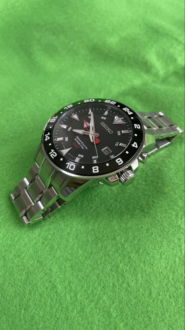 SEIKO キネティック GMT腕時計　スポーチュラ