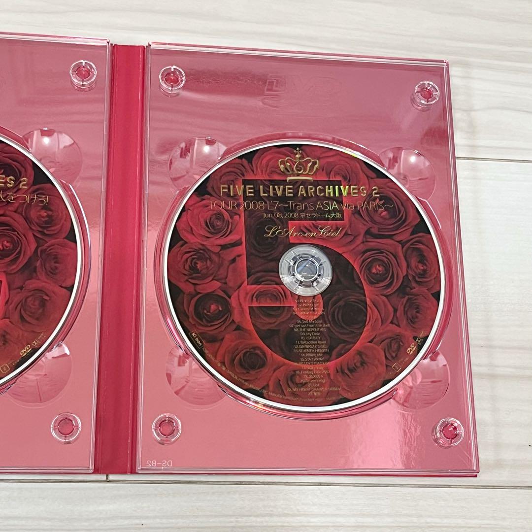 L'Arc〜en〜Ciel FIVE LIVE ARCHIVES2 ライブDVD