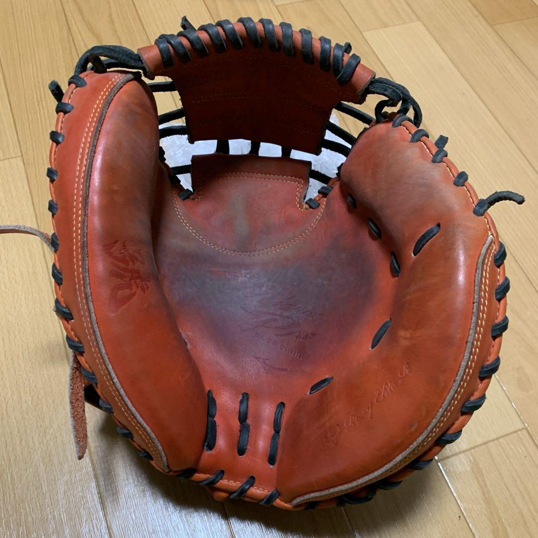 ミズノプロ 號 軟式用 キャッチャーミット 1AJCR29200 捕手用