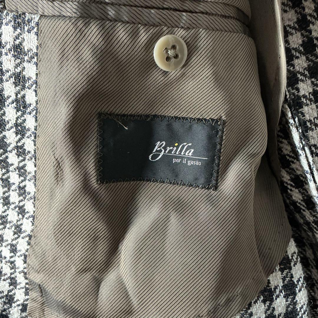 【美品】Brilla per il gusto 23年　千鳥柄 ジャケット