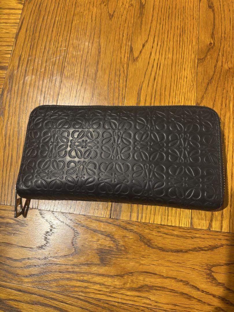 LOEWE ロエベ　アナグラム長財布　ブラック