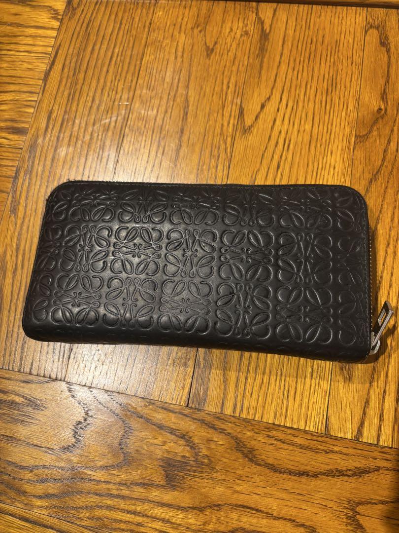 LOEWE ロエベ　アナグラム長財布　ブラック