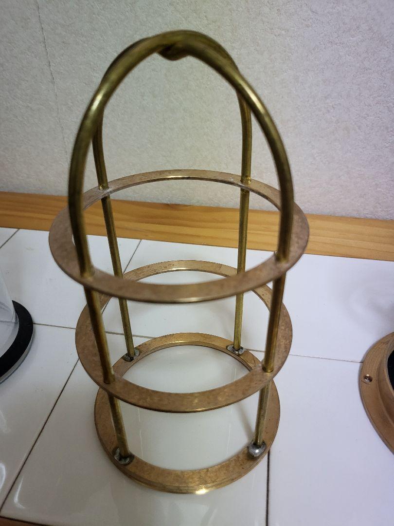 松本船舶電機製作所　マリンランプ１号デッキゴールド2個セット