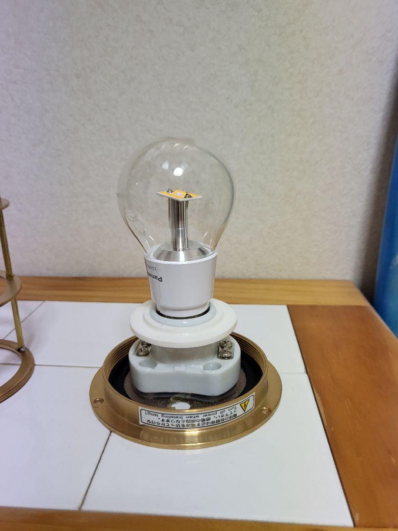 松本船舶電機製作所　マリンランプ１号デッキゴールド2個セット